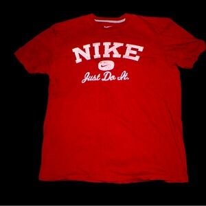 Red vintage nike shirt XL but fits like a L